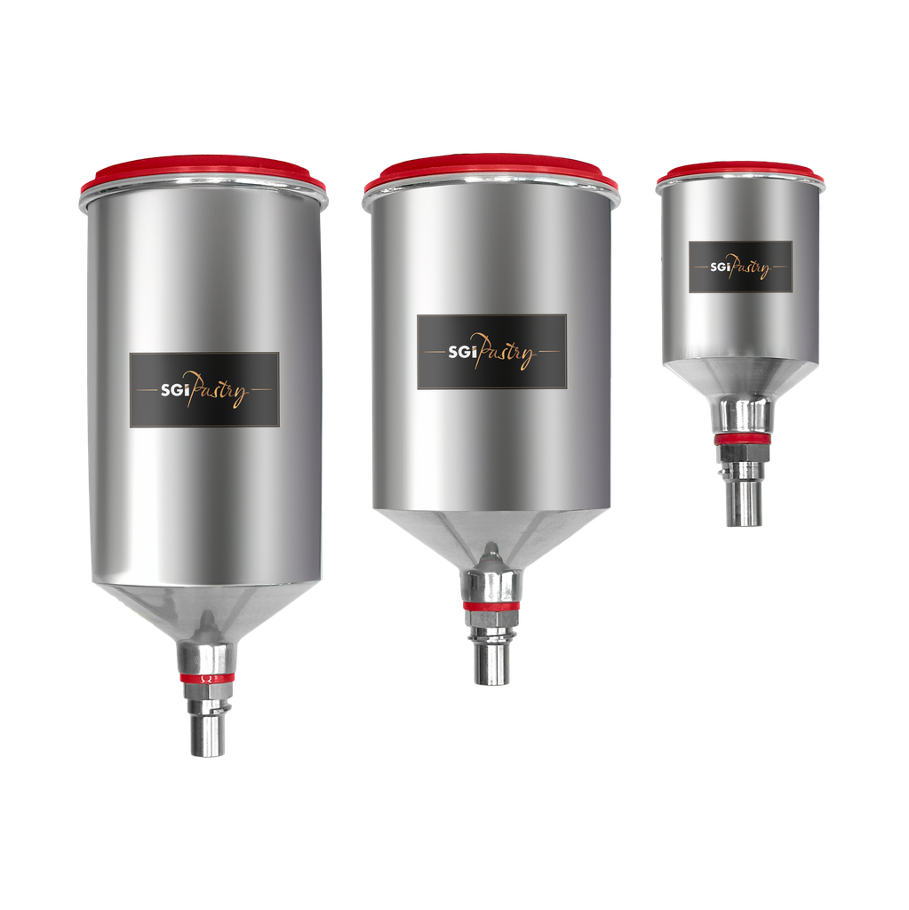 Godet réutilisable en aluminium QCC 1L