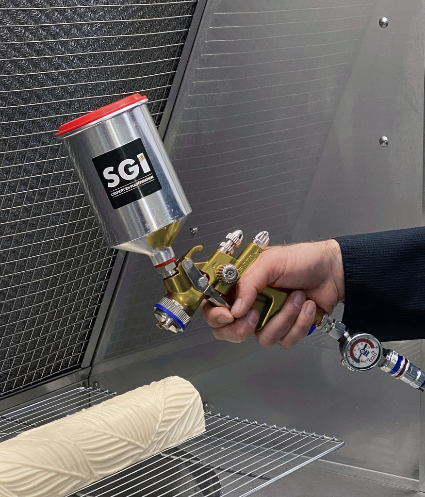 SATA Régulateur d'air manuel 0-845 avec affichage à aiguille. 