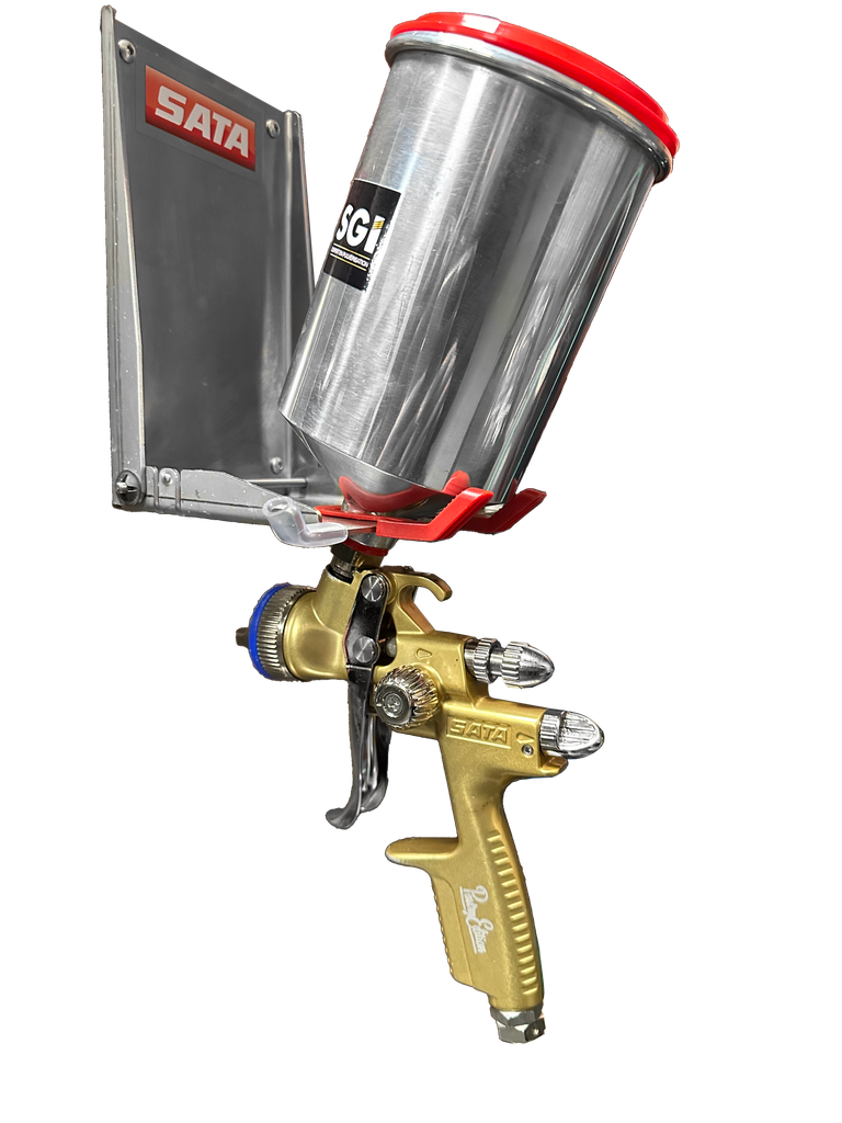 Support pistolet et accessoires Aimanté pliable SATA en Inox