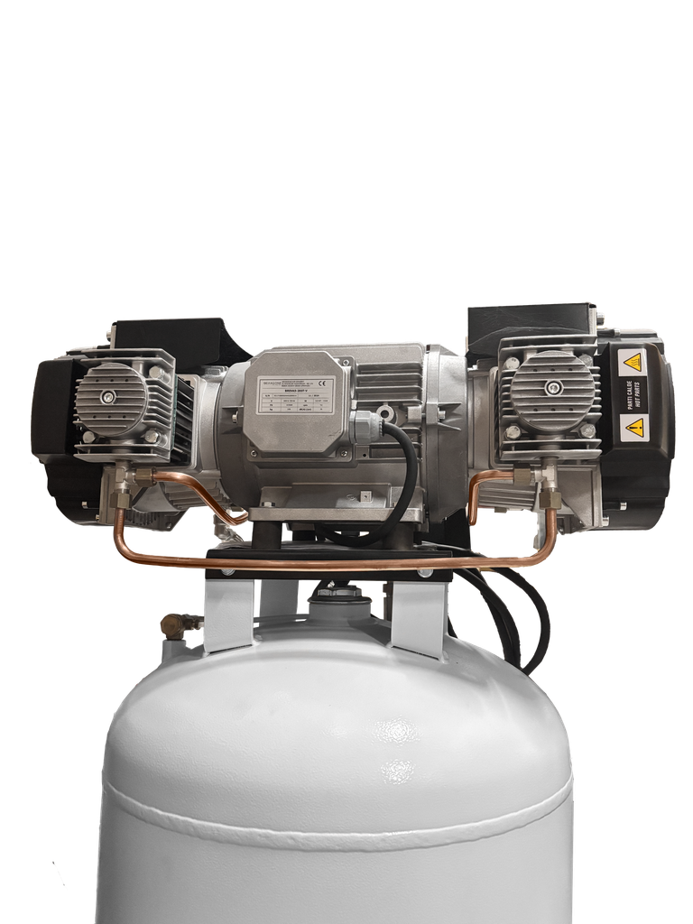 Compresseur BREVA 200L - Cuve Alimentaire Verticale - Triphasé  