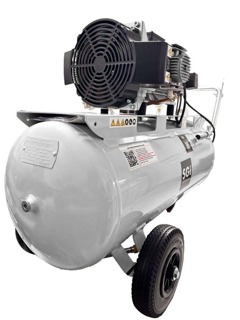 Compresseur BREVA 100 L - Cuve alimentaire - Monophasé 