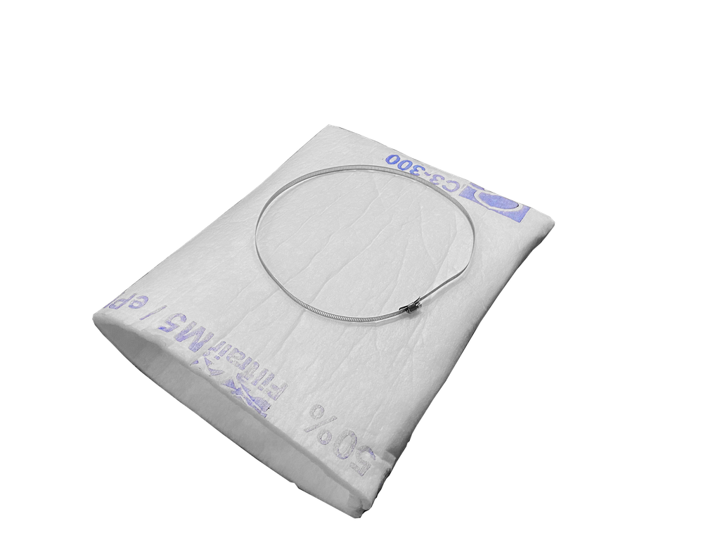 Kit : Chaussette pour Hotte COMPACTE et MINI+ Collier de serrage - Diamètre 250 mm - Longueur 500 mm