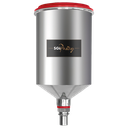 Godet réutilisable en aluminium QCC 0.75 L