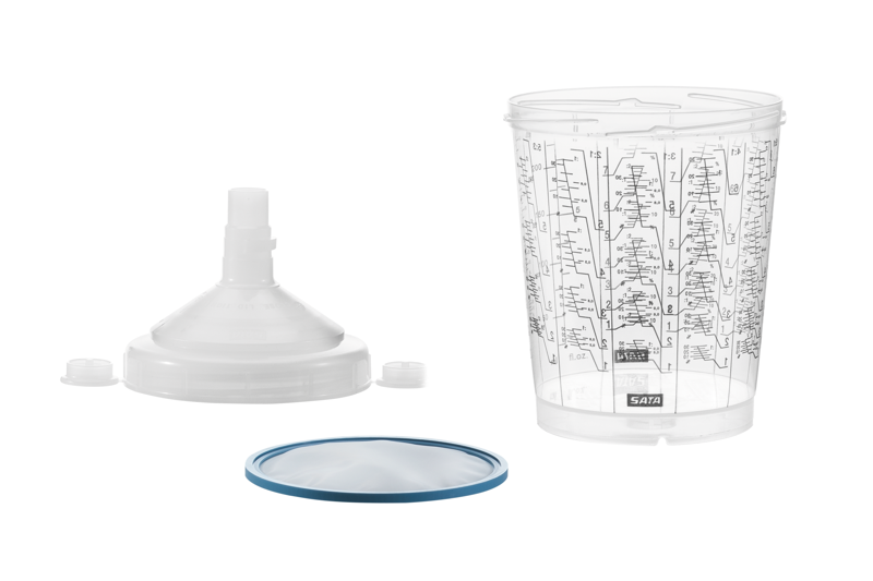 Godets SATA RPS 0.3 L, tamis plat 125 µm- Lot de 10 unités