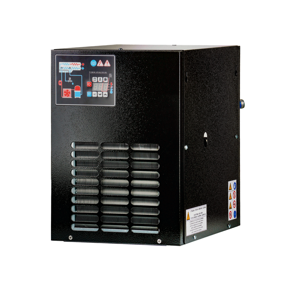 Pack sécheur d'air frigo - 60m3/H-220-230 Volt + Tuyau de liaison 1.5m filetage 1/2 à visser + Y Double Sortie Euro