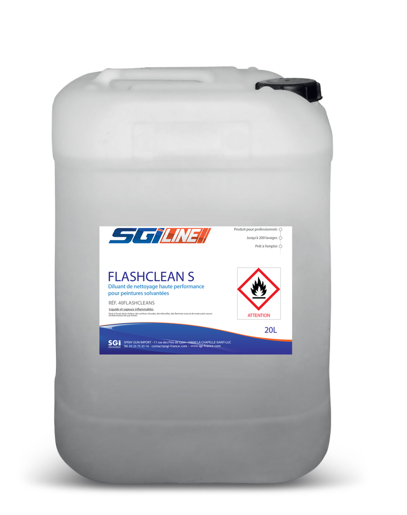 SOLVANT DE NETTOYAGE POUR PEINTURES SOLVANTEES - LE BIDON DE 20 L EN REPRISE