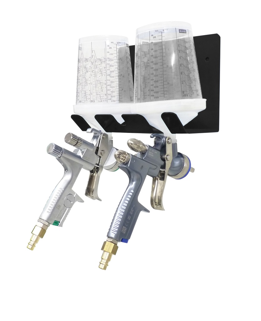 Support aimanté pour 2 pistolets