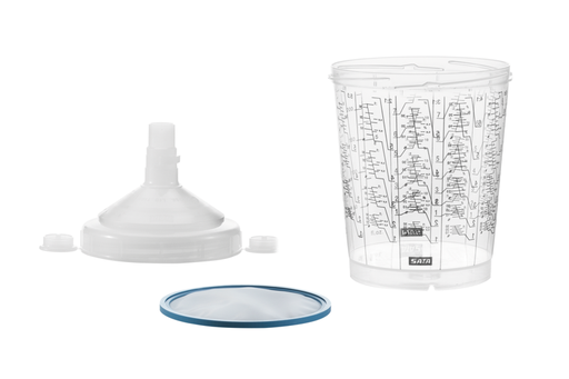 [RPSLOT10-0.6L] Godets SATA RPS 0.6 L, tamis plat 125 µm- Lot de 10 unités