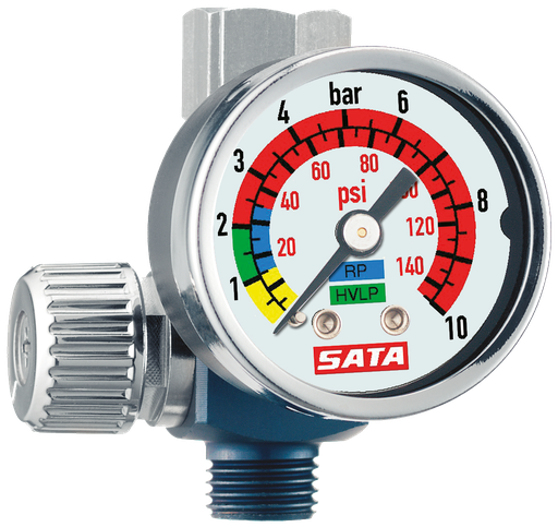 [27771P] SATA Régulateur d'air manuel 0-845 avec affichage à aiguille. 