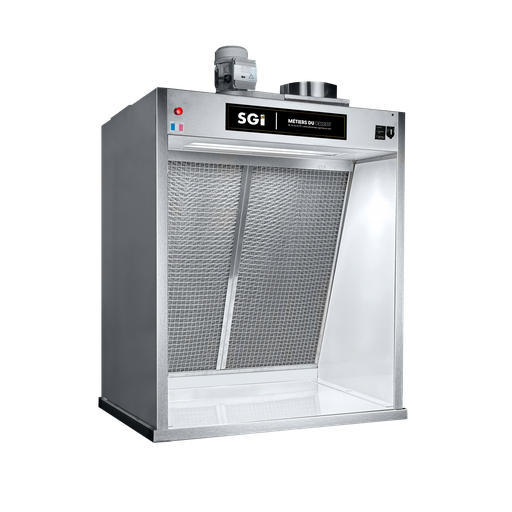 [40HOT1000NGWB] Hotte Compacte alimentaire inox 1m - Double filtration - Cadres tout inox Nouvelle Génération 